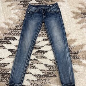 Miss Me Dark Blue Skinny Jeans